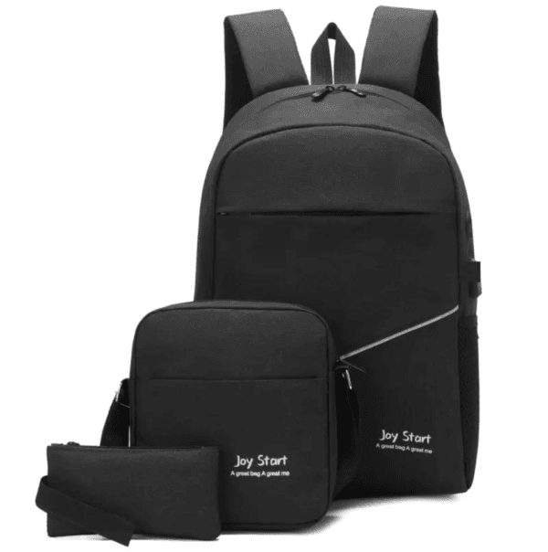 Casual Daypack Laptop Backpack For Men & Women - Lightweight Polyester, Zipper Closure, Machine Washable